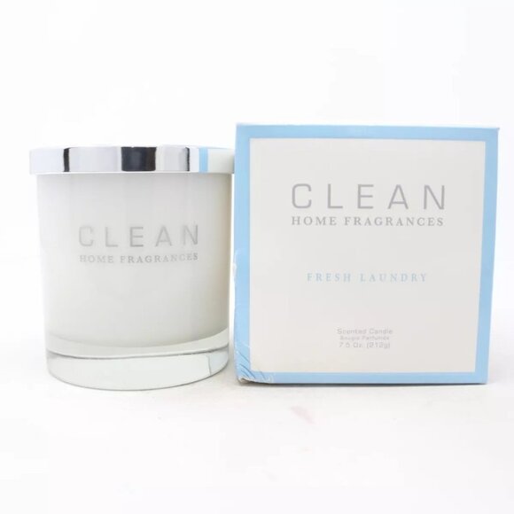 Clean Fresh Laundry Scented Candle 7.5oz/212g New With Box - Picture 1 of 4